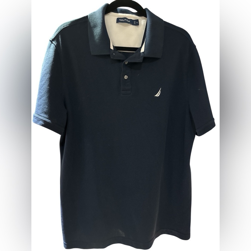 Nautica Dark Blue Polo Shirt